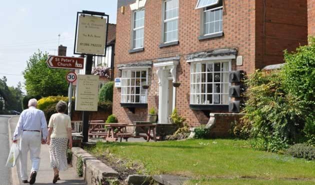 The Bulls Head Inkberrow Hotell Eksteriør bilde